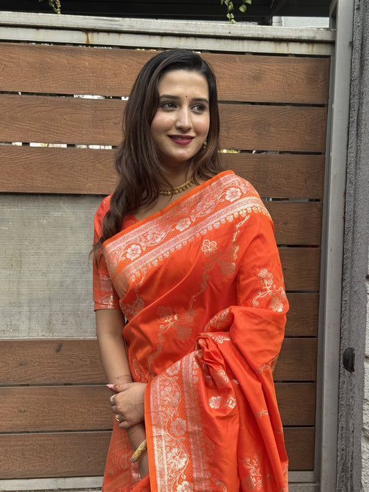 Diya's silk saree
