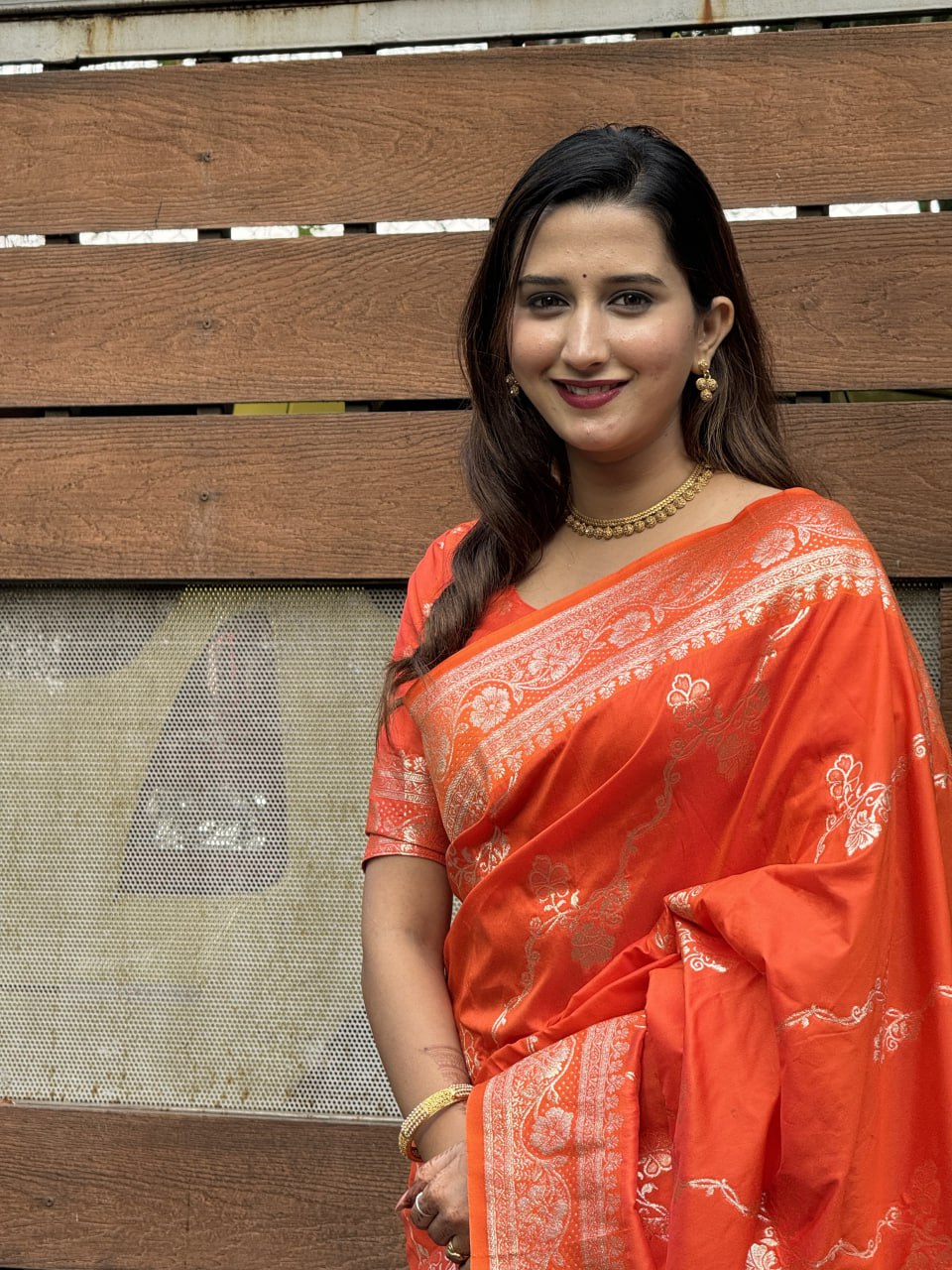 Diya's silk saree