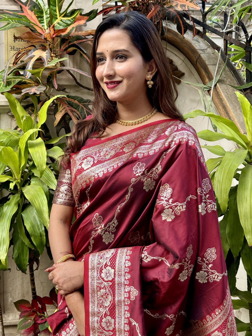 Diya's silk saree