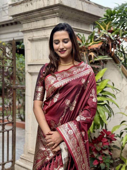 Diya's silk saree