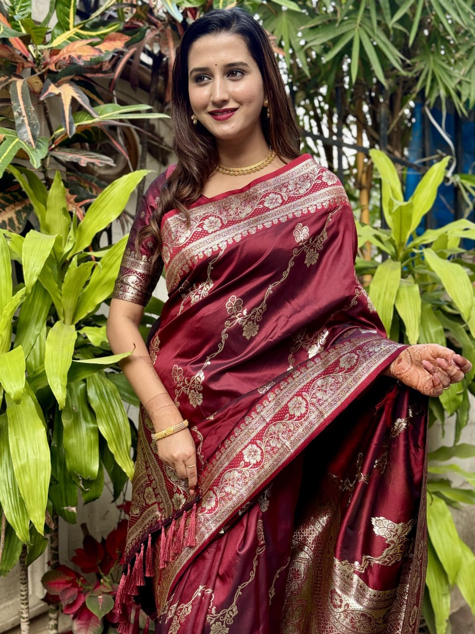 Diya's silk saree