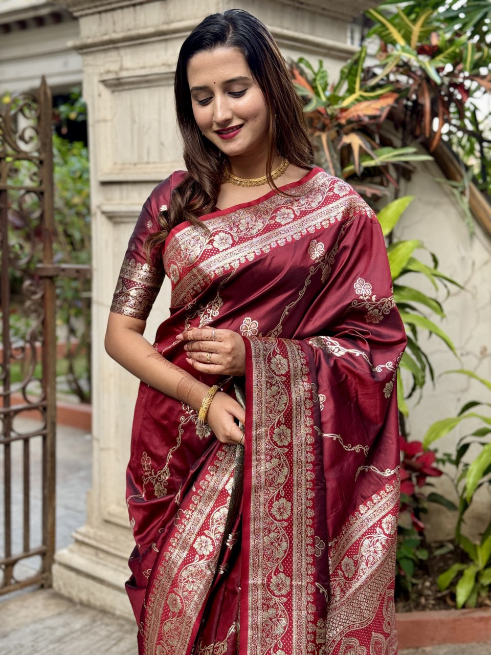 Diya's silk saree