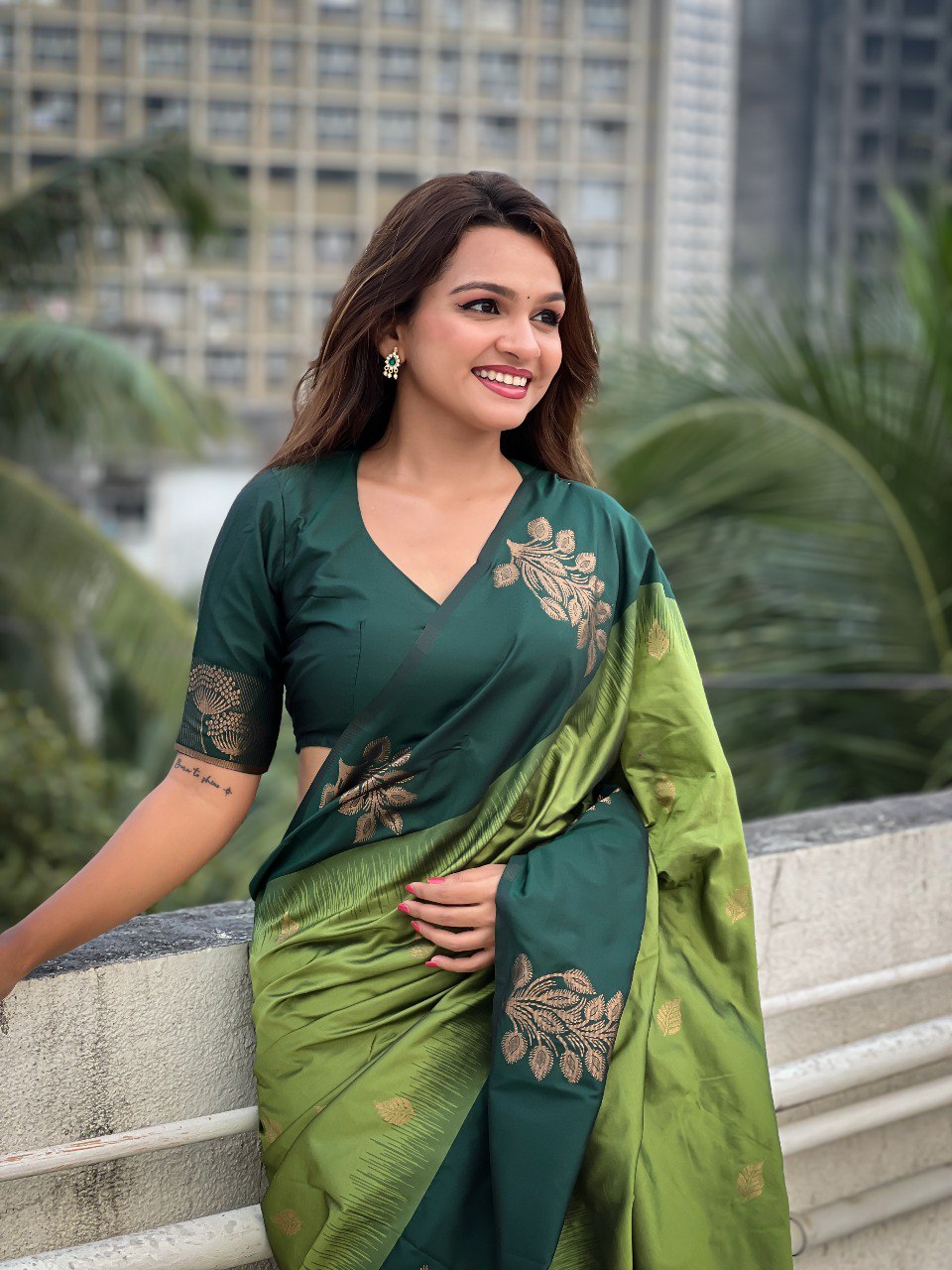 SAANJH SILK SAREE