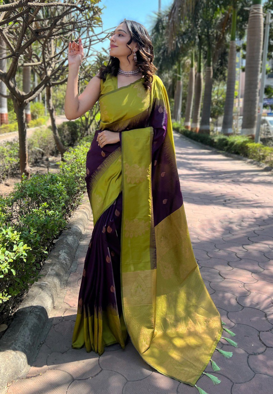 SAANJH SILK SAREE