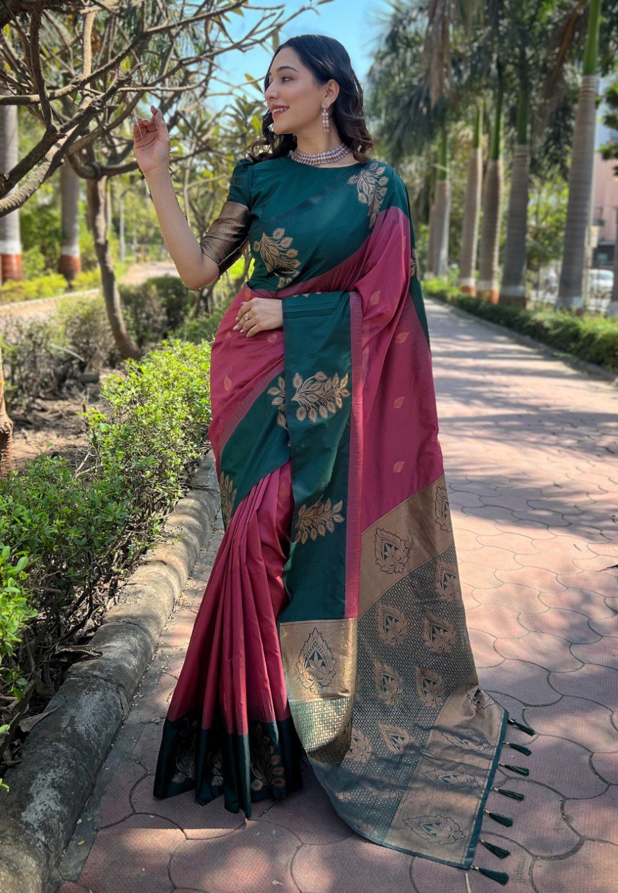SAANJH SILK SAREE