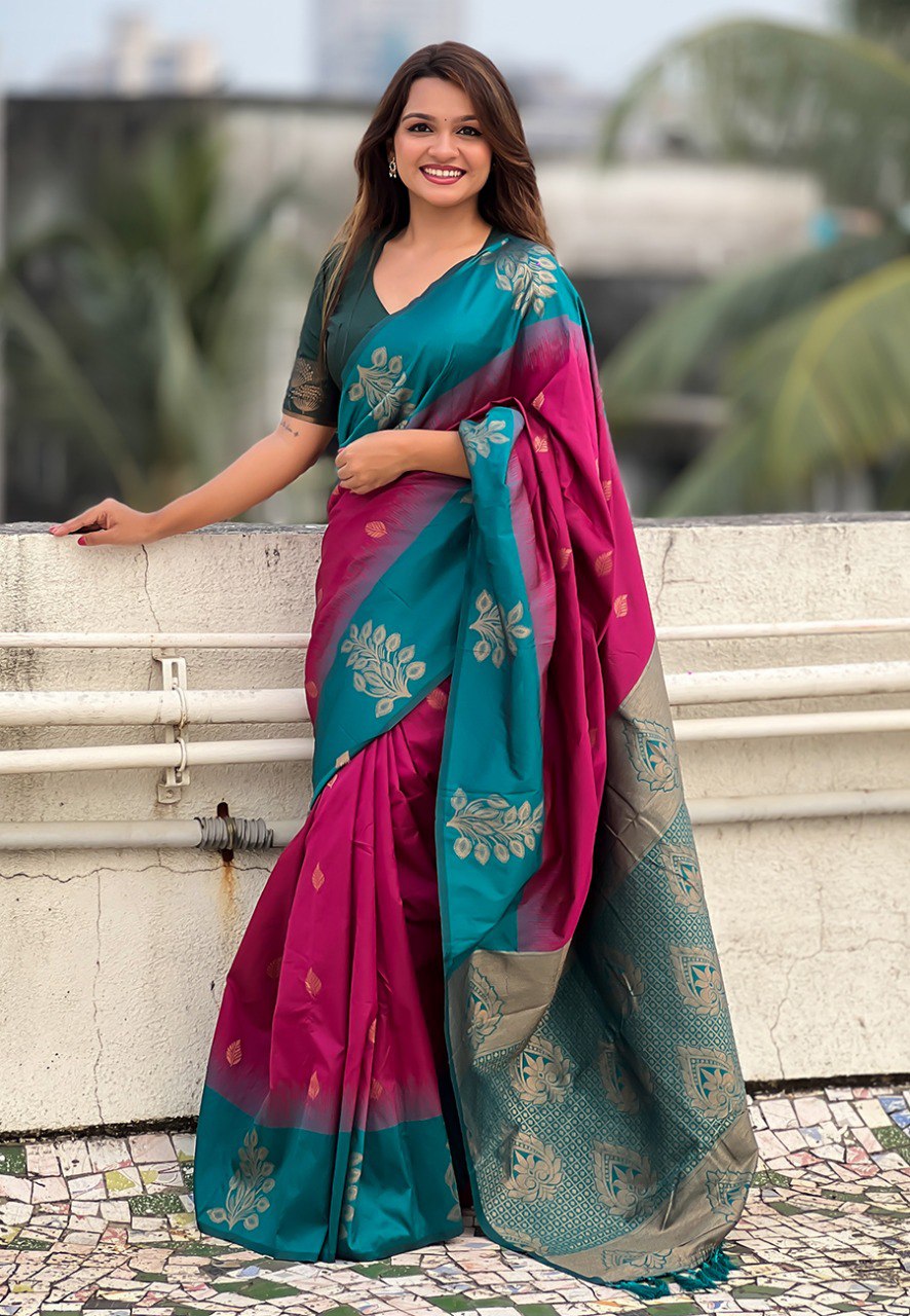 SAANJH SILK SAREE