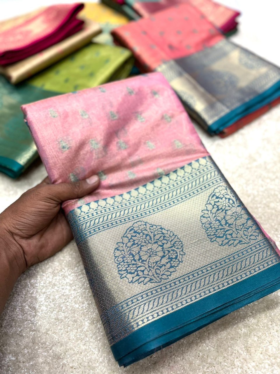 KASHVI ZARI TISSUE SAREE