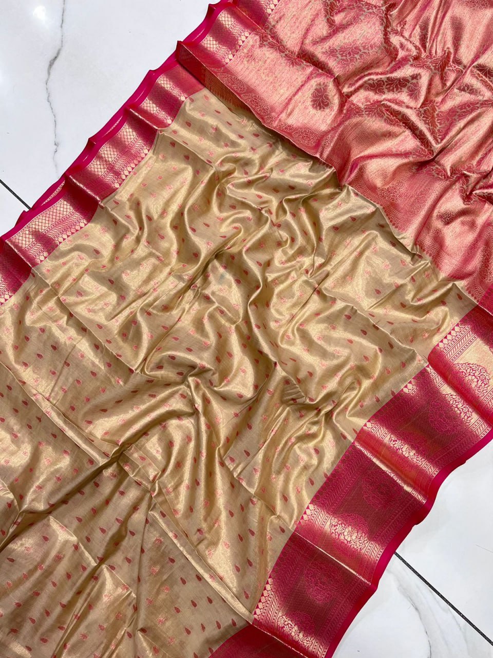 KASHVI ZARI TISSUE SAREE