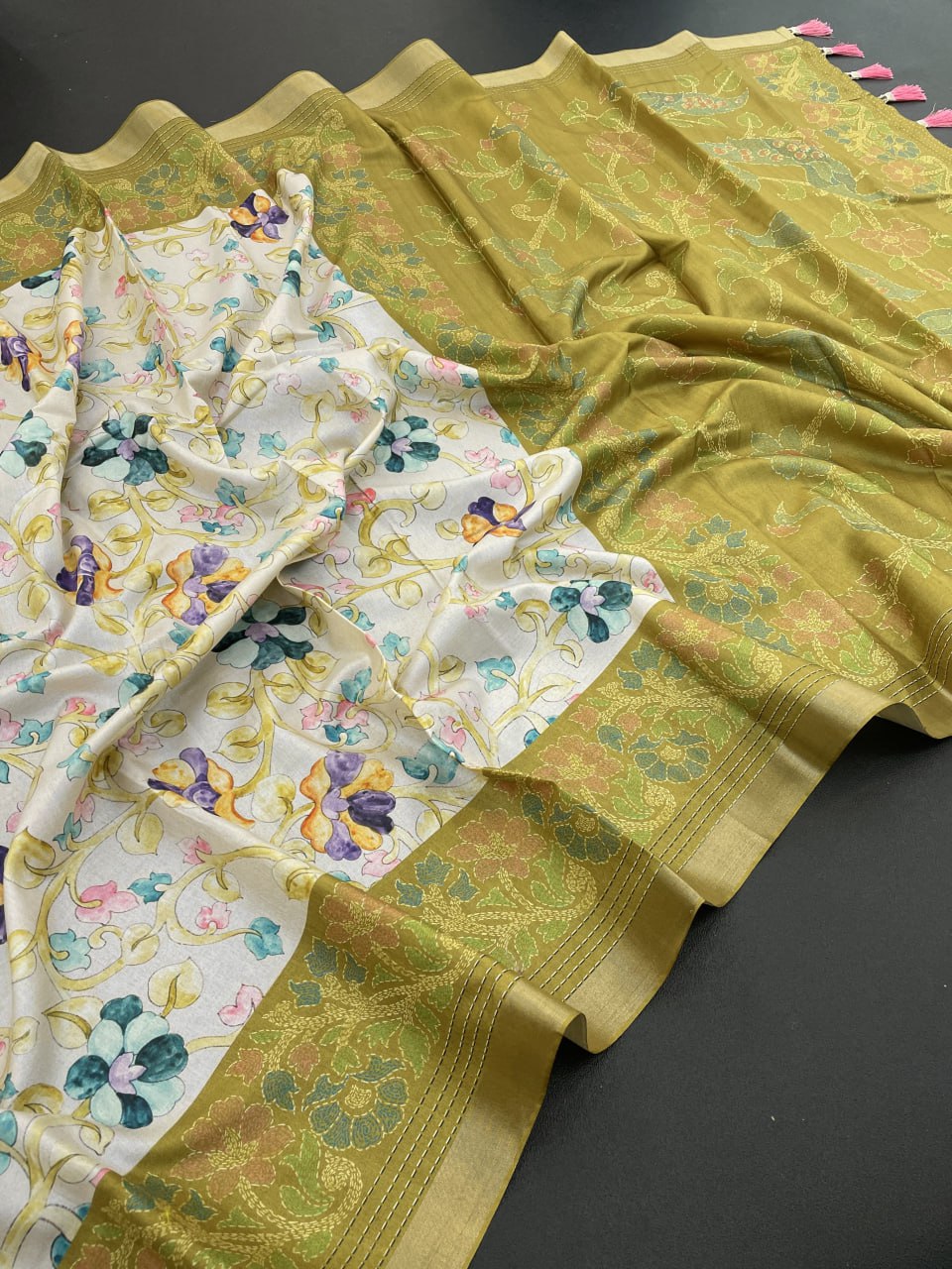 ISHITA KALAMKARI SILK SAREE
