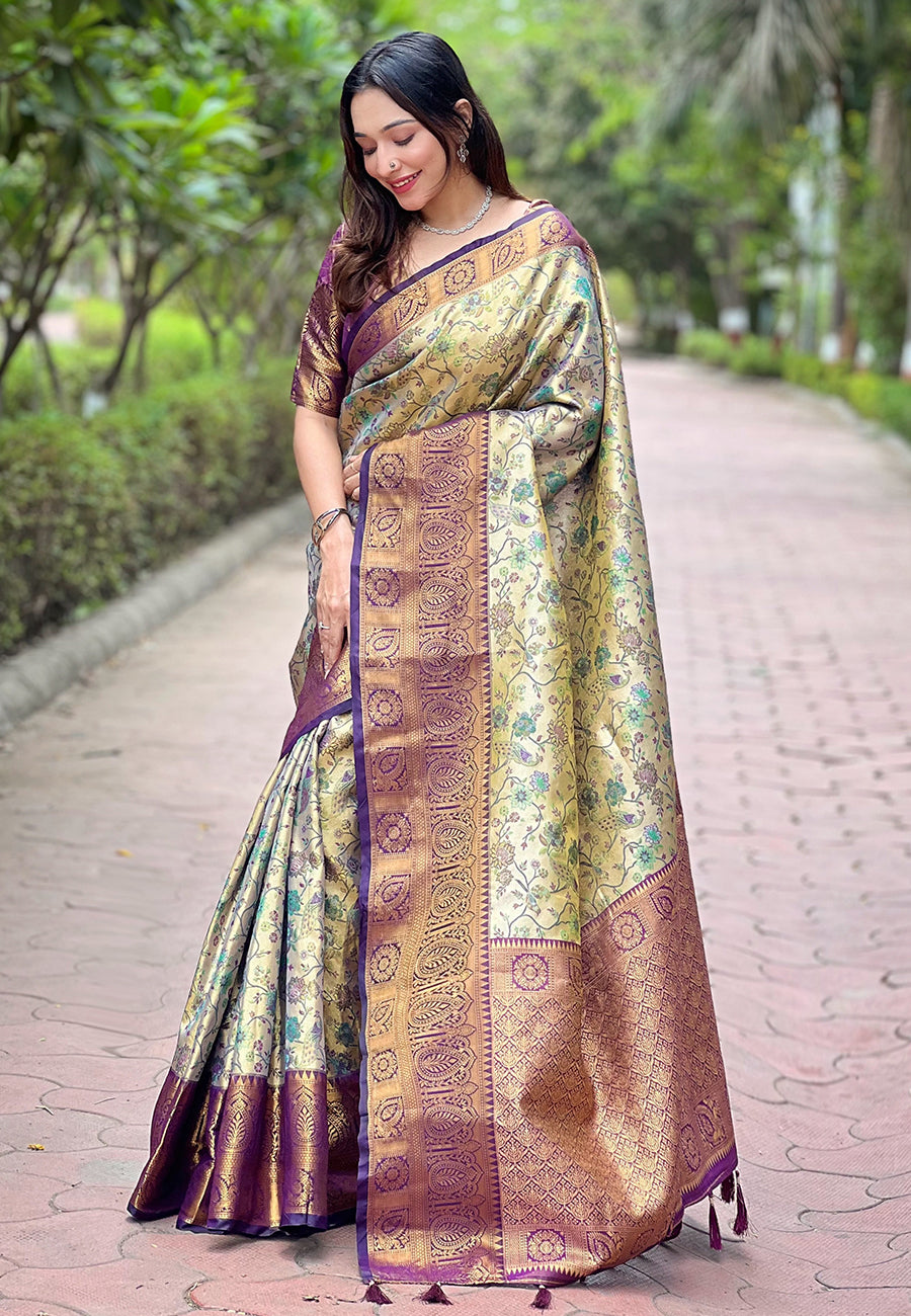 LATIKA DHARMAVARAM SILK SAREE