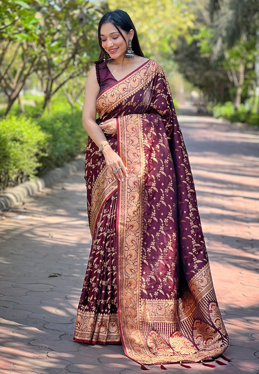INAAYA  KATAN SILK SAREE
