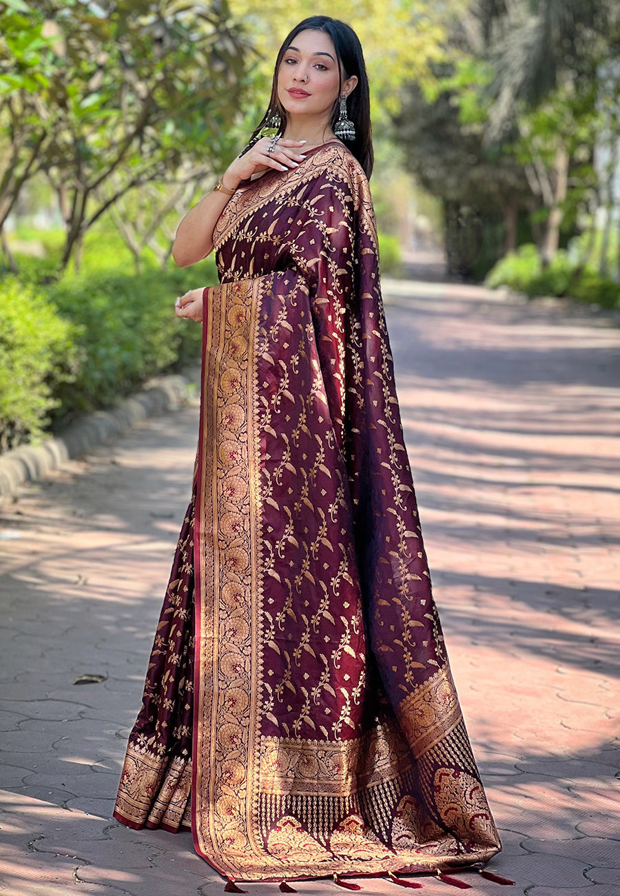 INAAYA  KATAN SILK SAREE