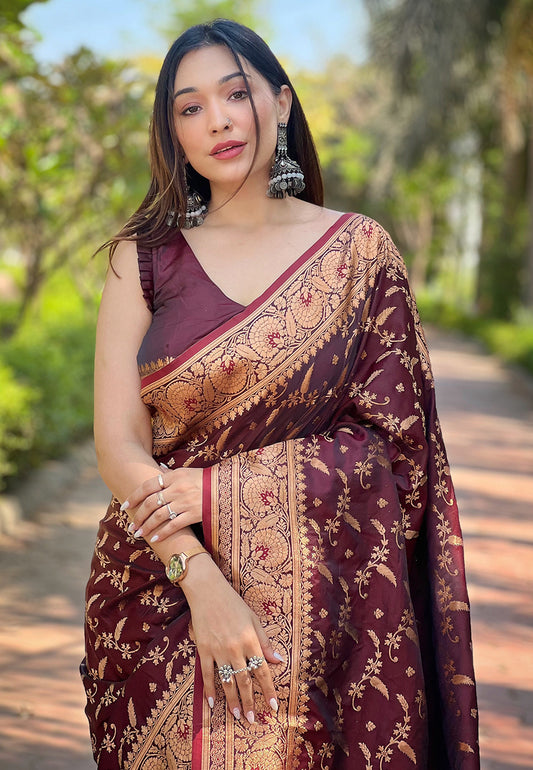INAAYA  KATAN SILK SAREE
