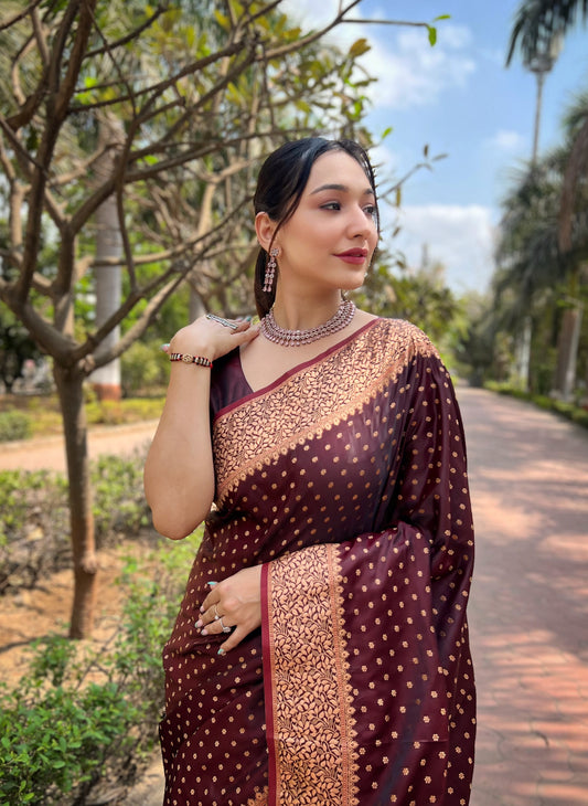 INAAYA  KATAN SILK SAREE