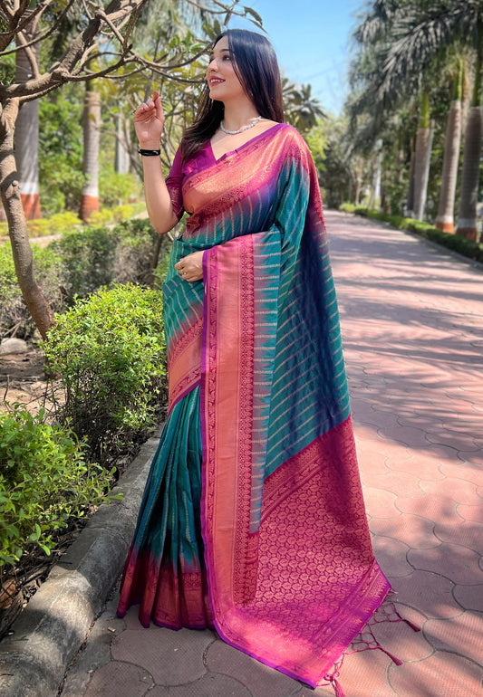 SAANJH SILK SAREE