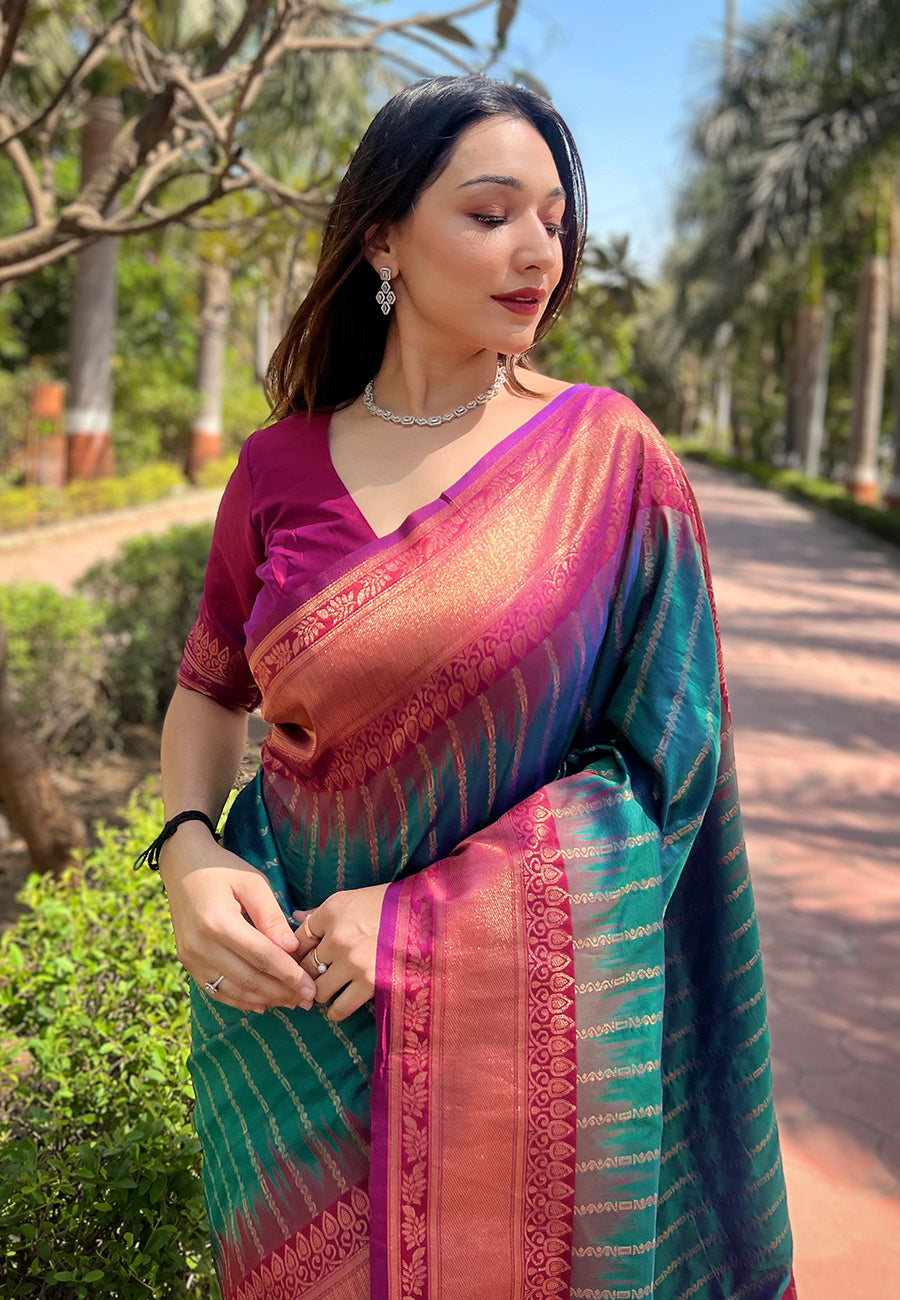 SAANJH SILK SAREE