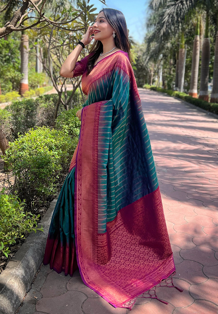 SAANJH SILK SAREE