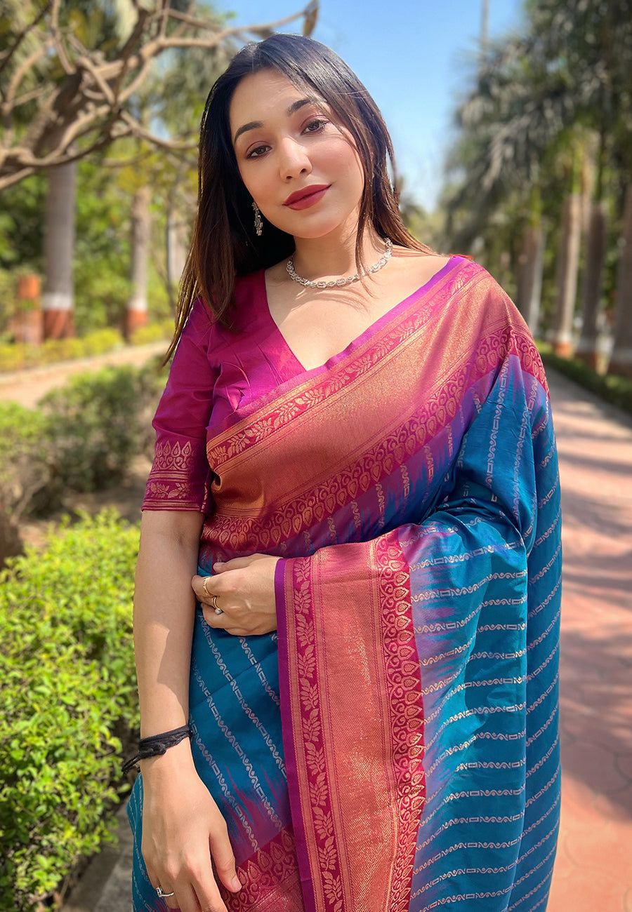 SAANJH SILK SAREE