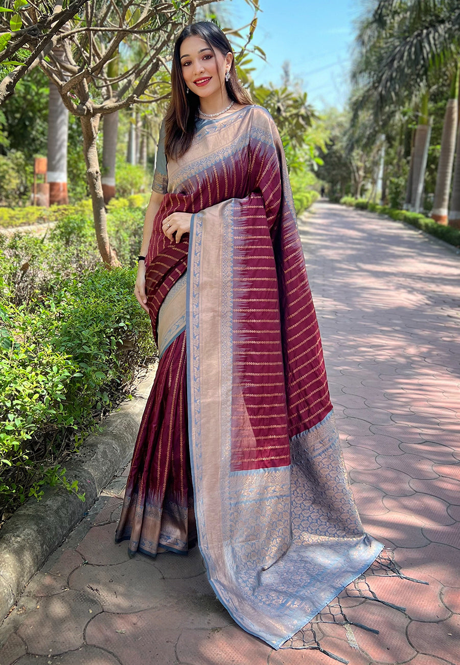 SAANJH SILK SAREE
