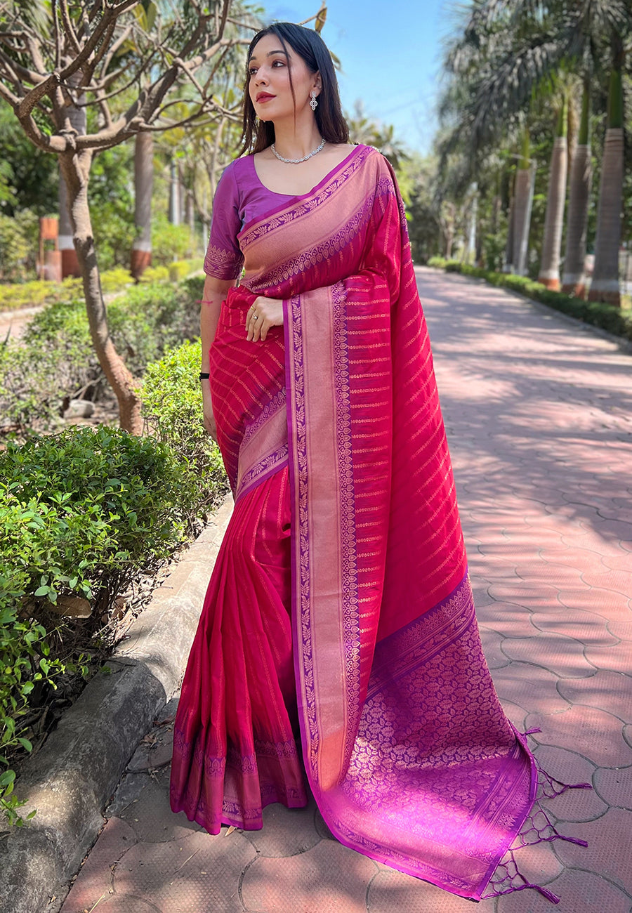 SAANJH SILK SAREE