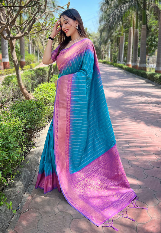 SAANJH SILK SAREE