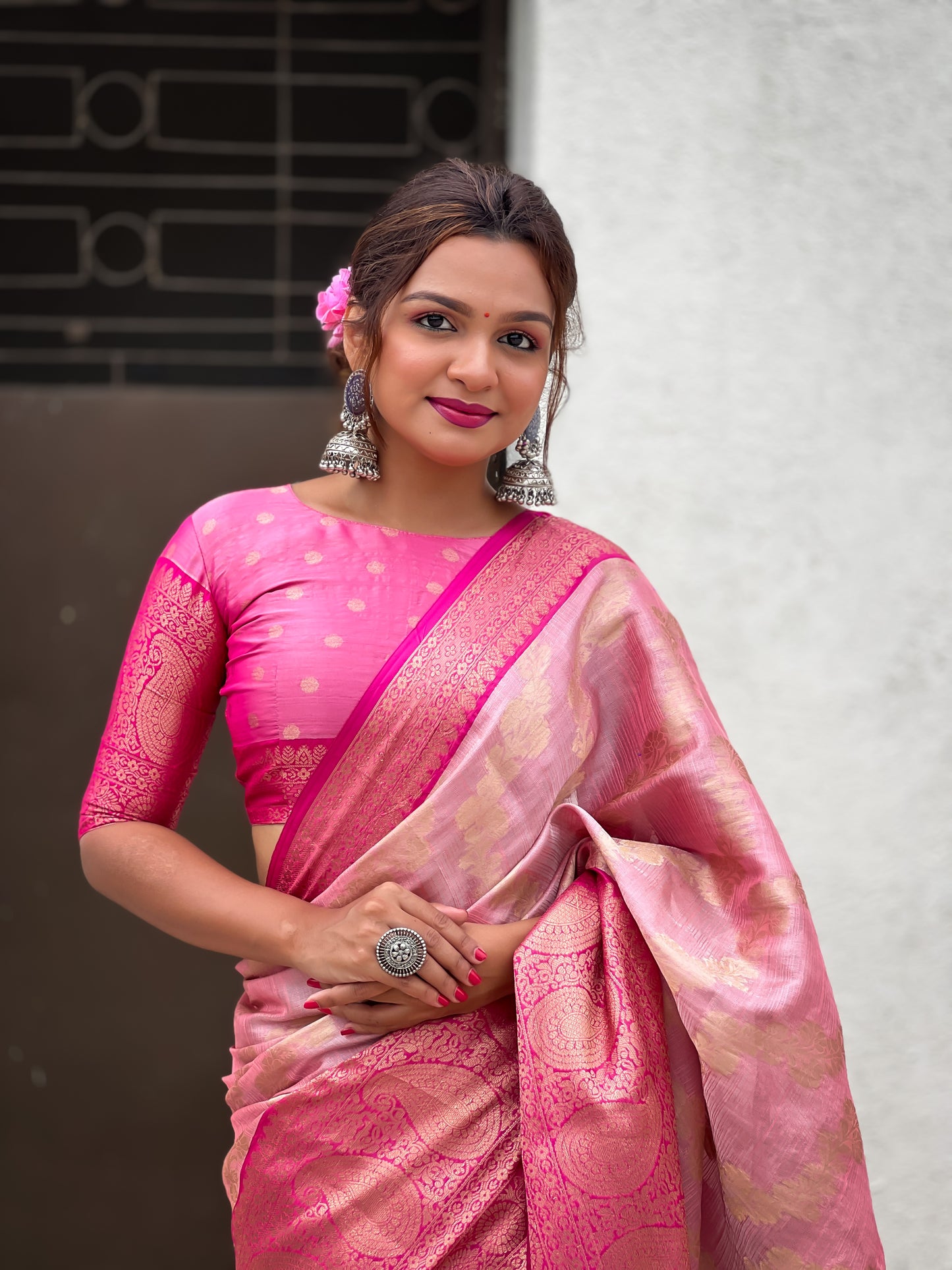 SAANVI TISSUE SILK SAREE
