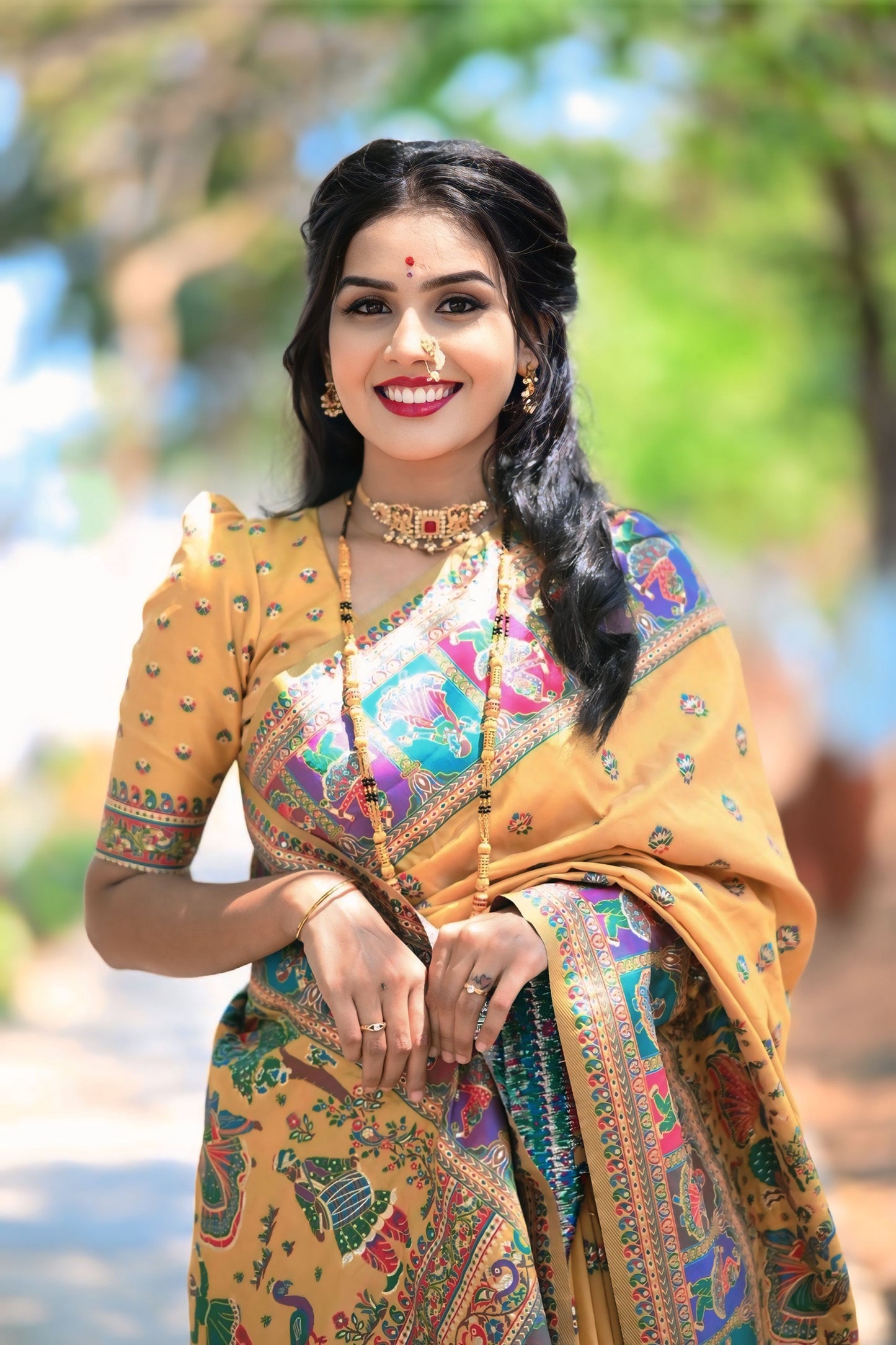 JASMINE  PASHMINA SAREE