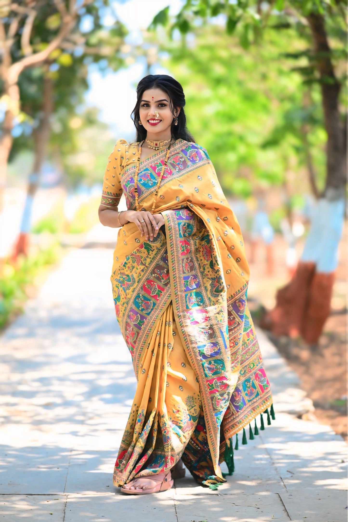 JASMINE  PASHMINA SAREE