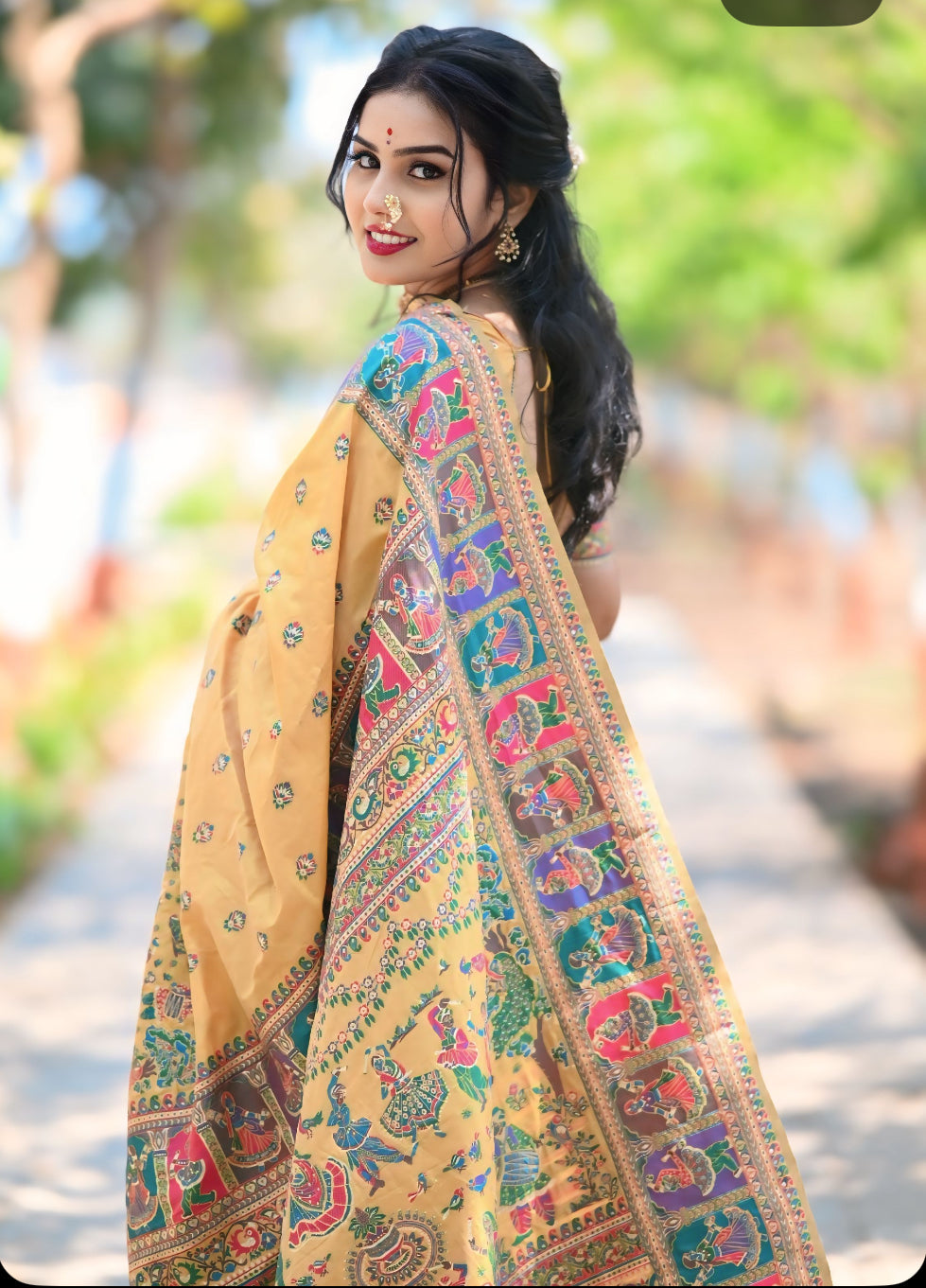 JASMINE  PASHMINA SAREE