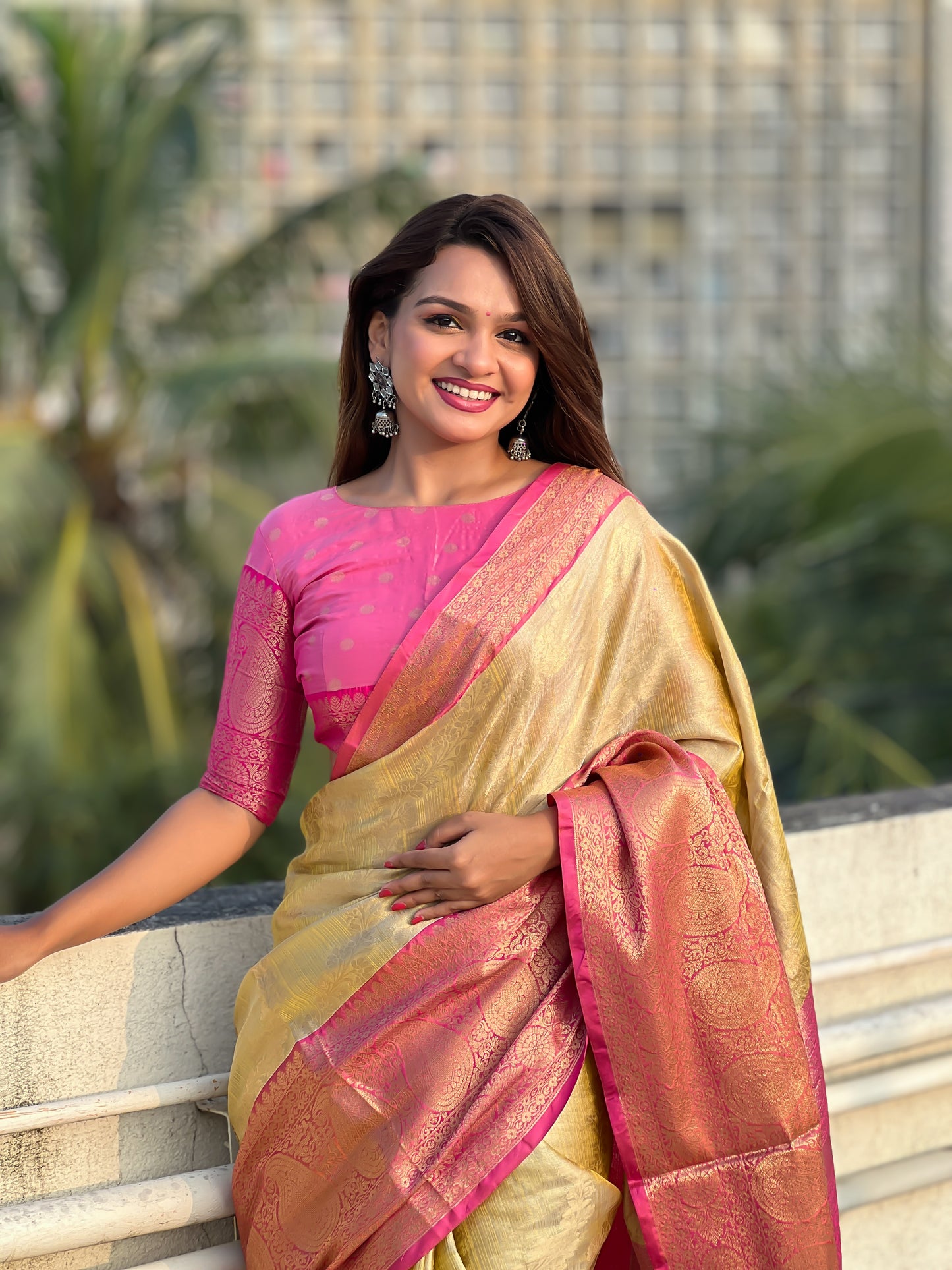 SAANVI TISSUE SILK SAREE