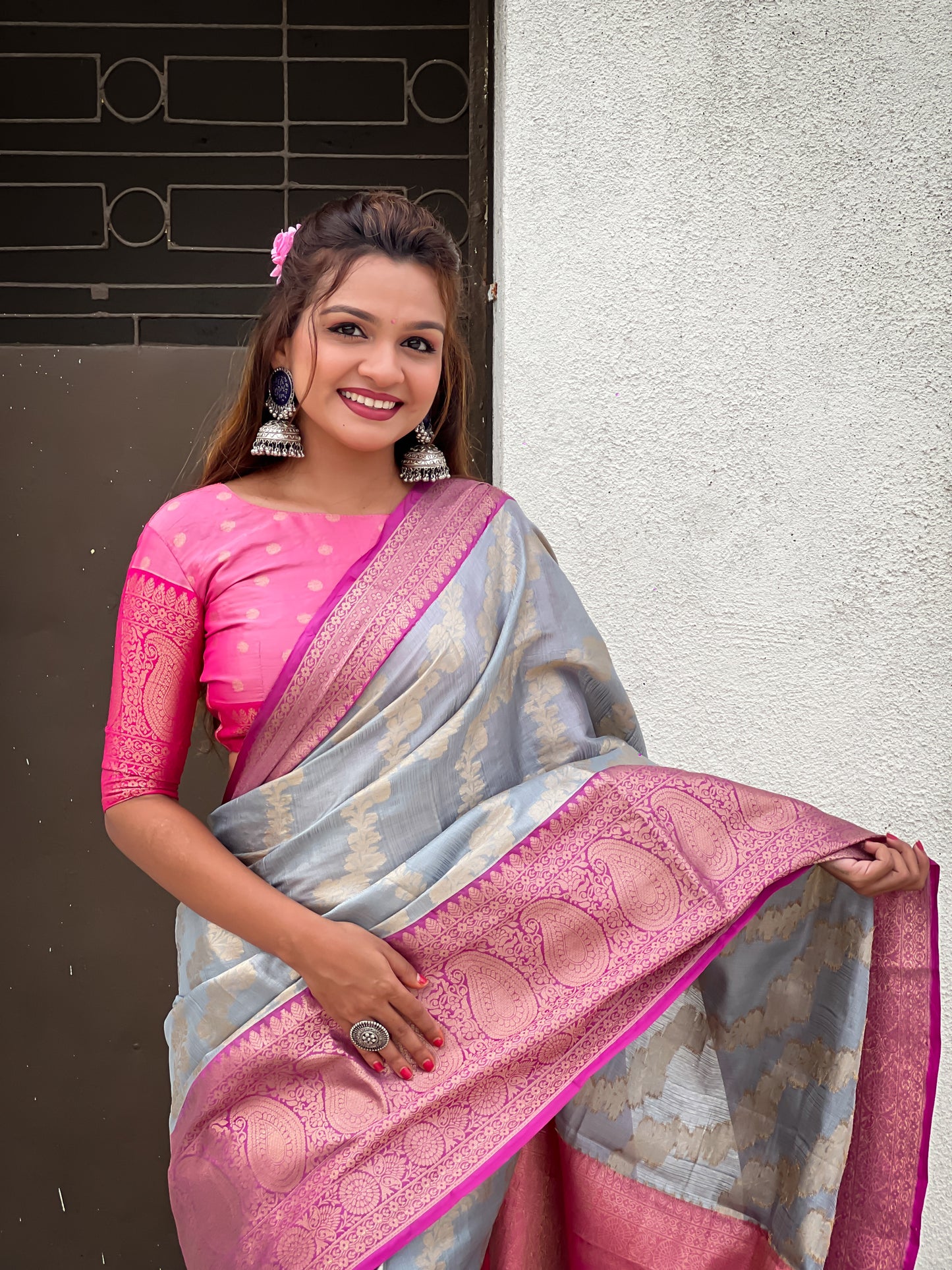 SAANVI TISSUE SILK SAREE