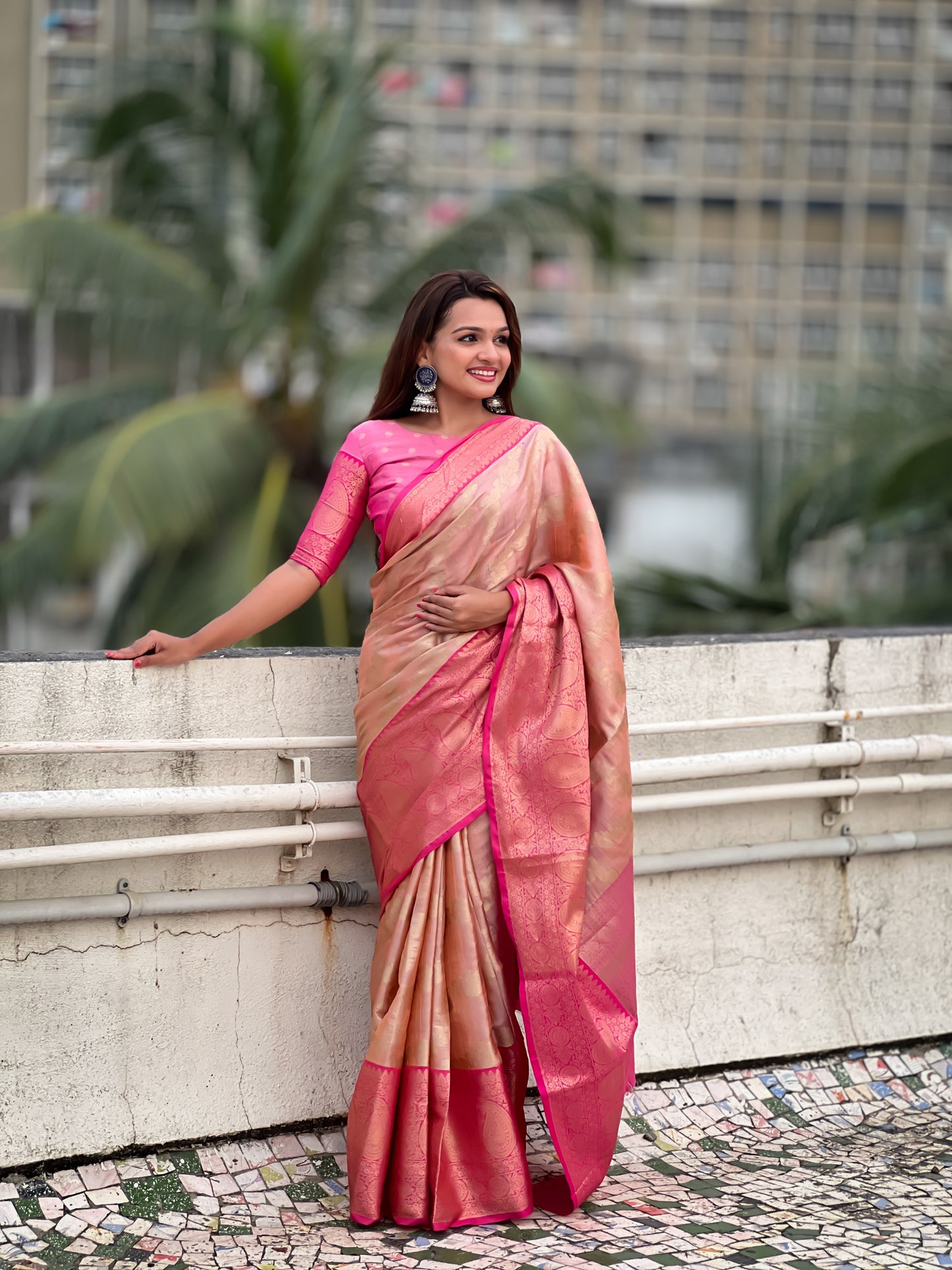 SAANVI TISSUE SILK SAREE