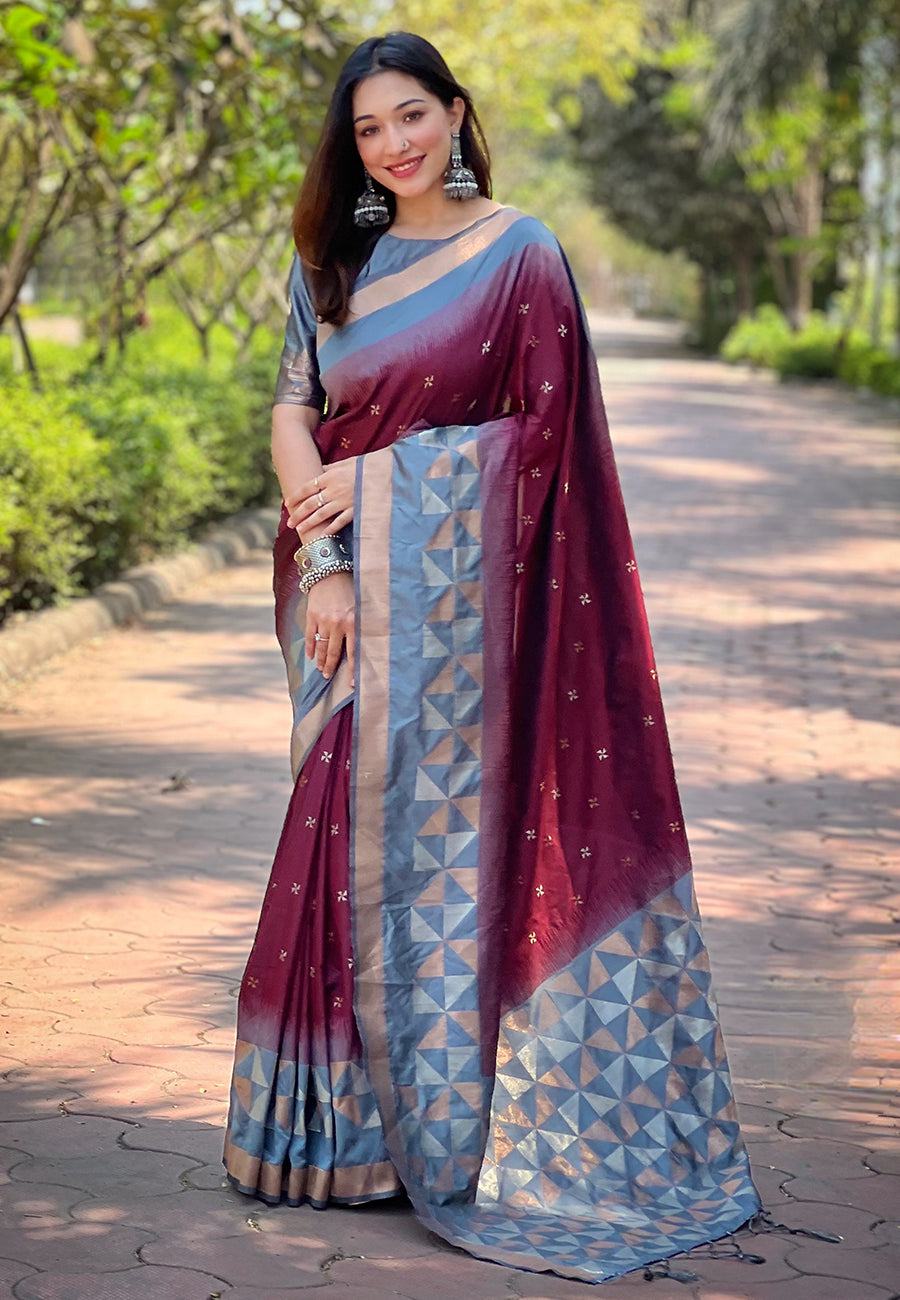 SAANJH SILK SAREE