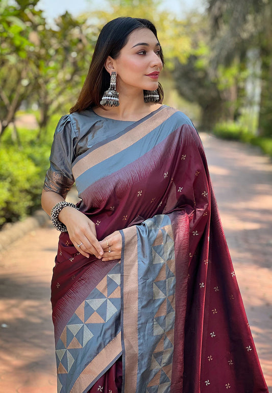 SAANJH SILK SAREE