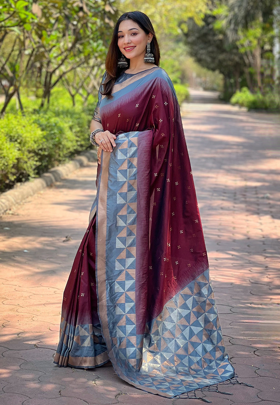 SAANJH SILK SAREE