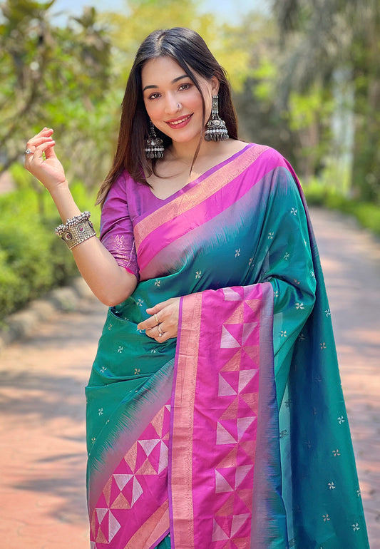 SAANJH SILK SAREE