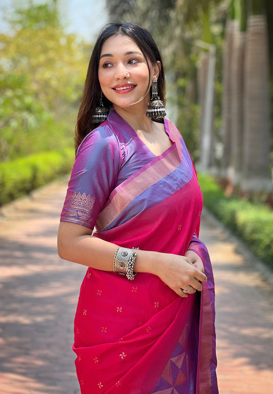 SAANJH SILK SAREE