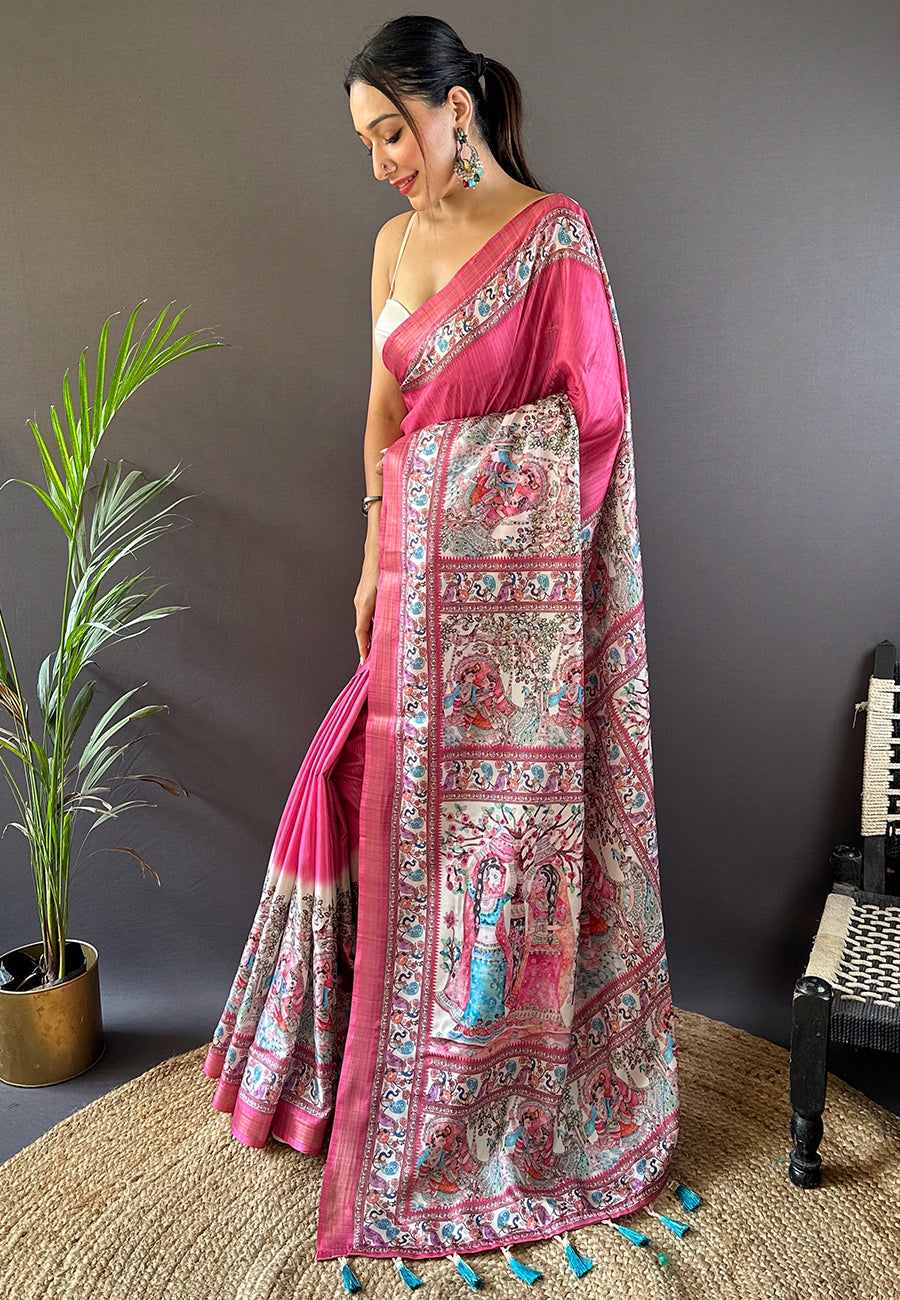 ESHANI MADHUBANI SILK SAREE