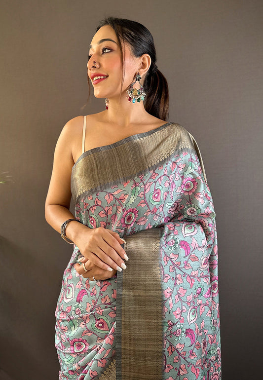 ANAYA TUSSAR SILK SAREE