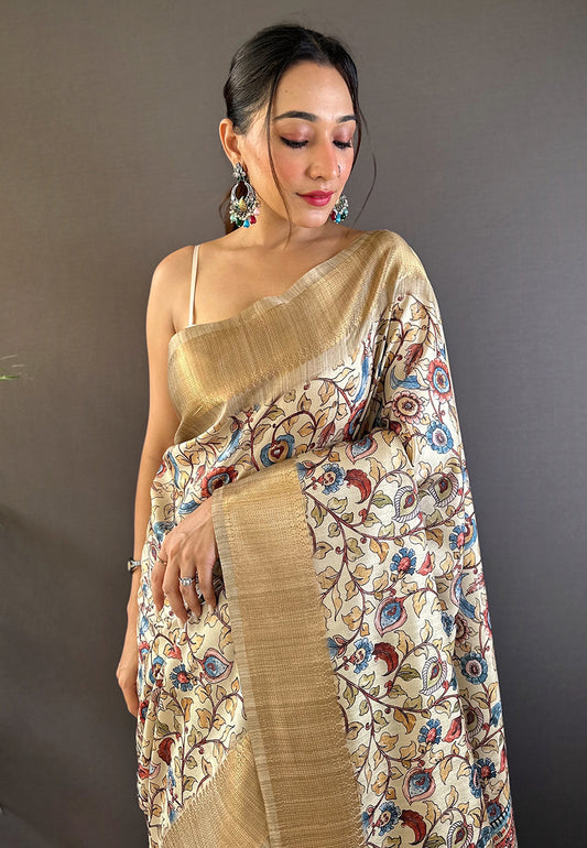ANAYA TUSSAR SILK SAREE