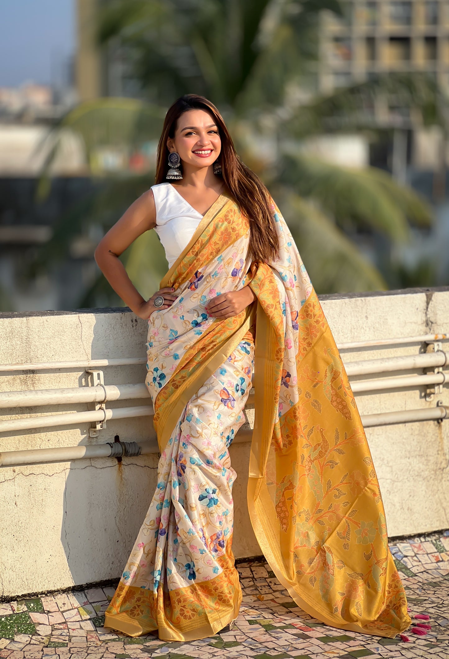 ISHITA KALAMKARI SILK SAREE