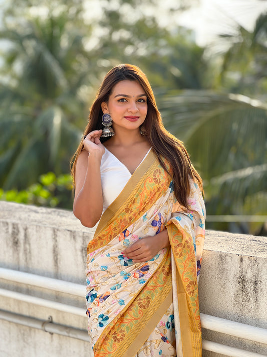 ISHITA KALAMKARI SILK SAREE