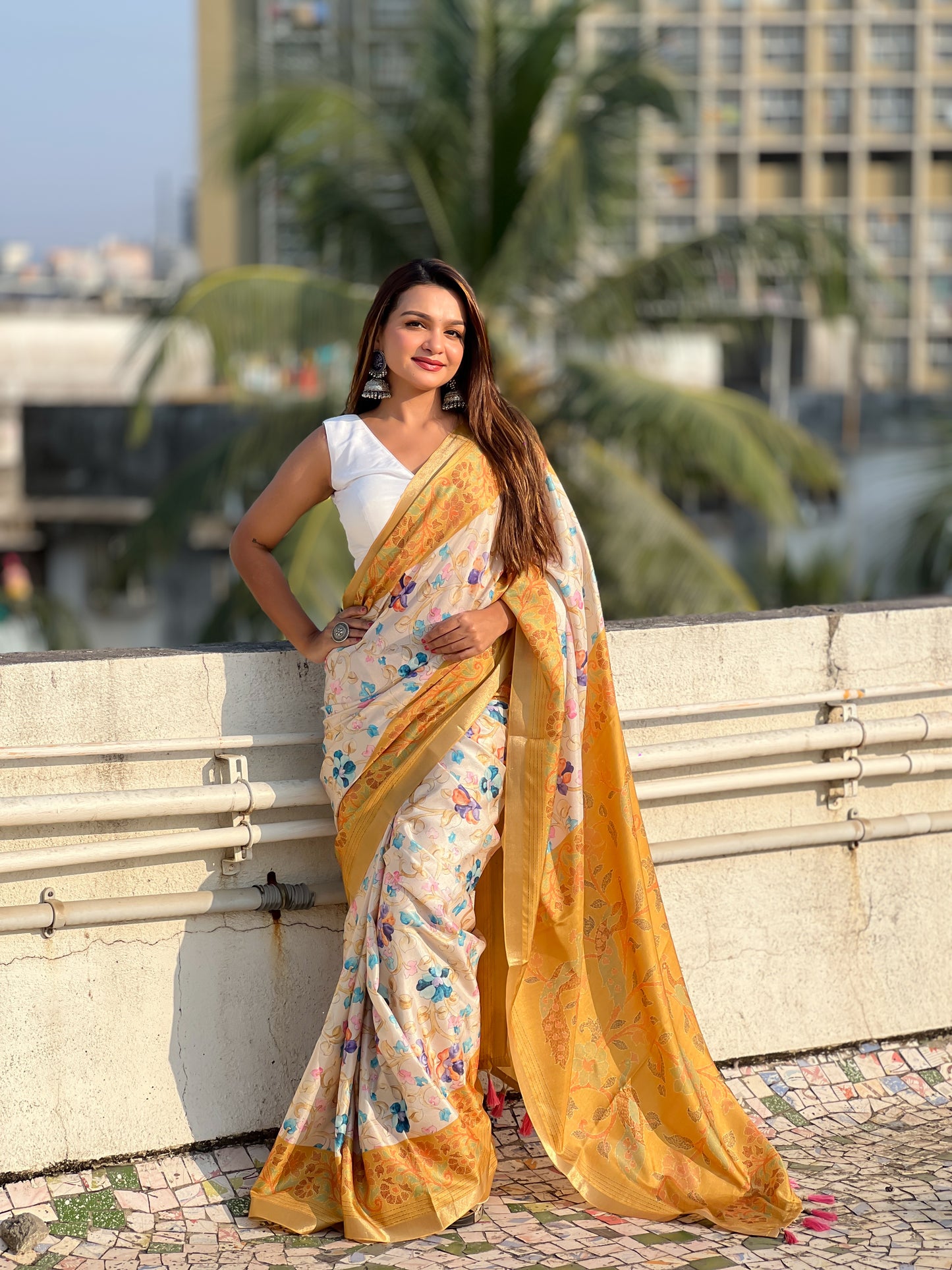 ISHITA KALAMKARI SILK SAREE