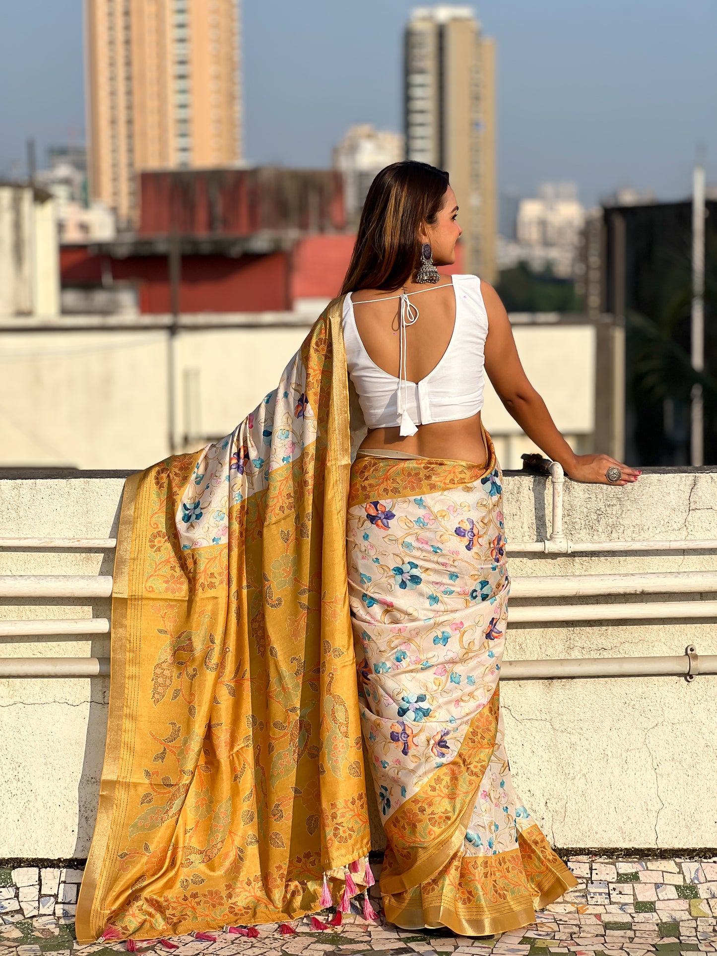 ISHITA KALAMKARI SILK SAREE