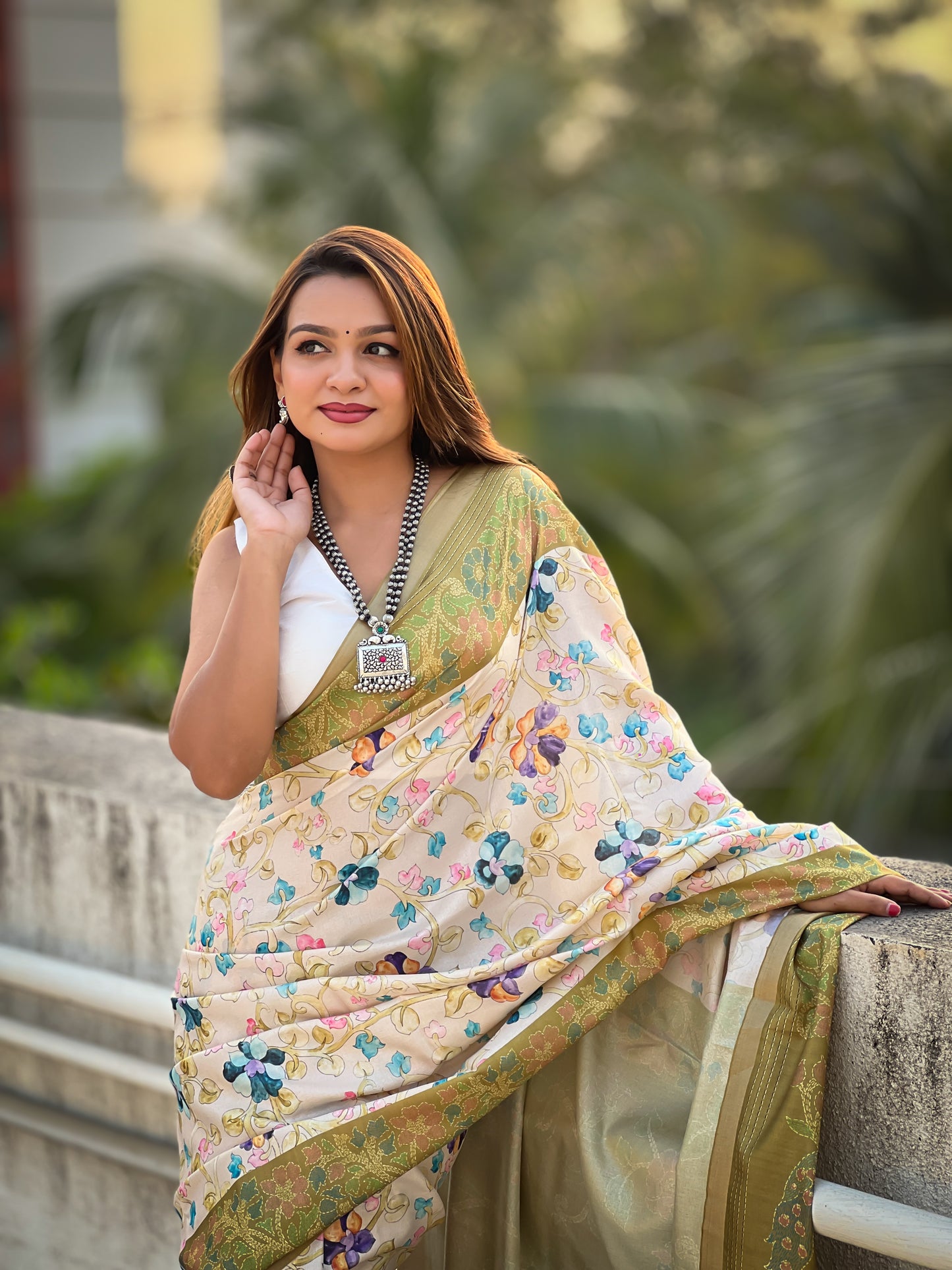 ISHITA KALAMKARI SILK SAREE