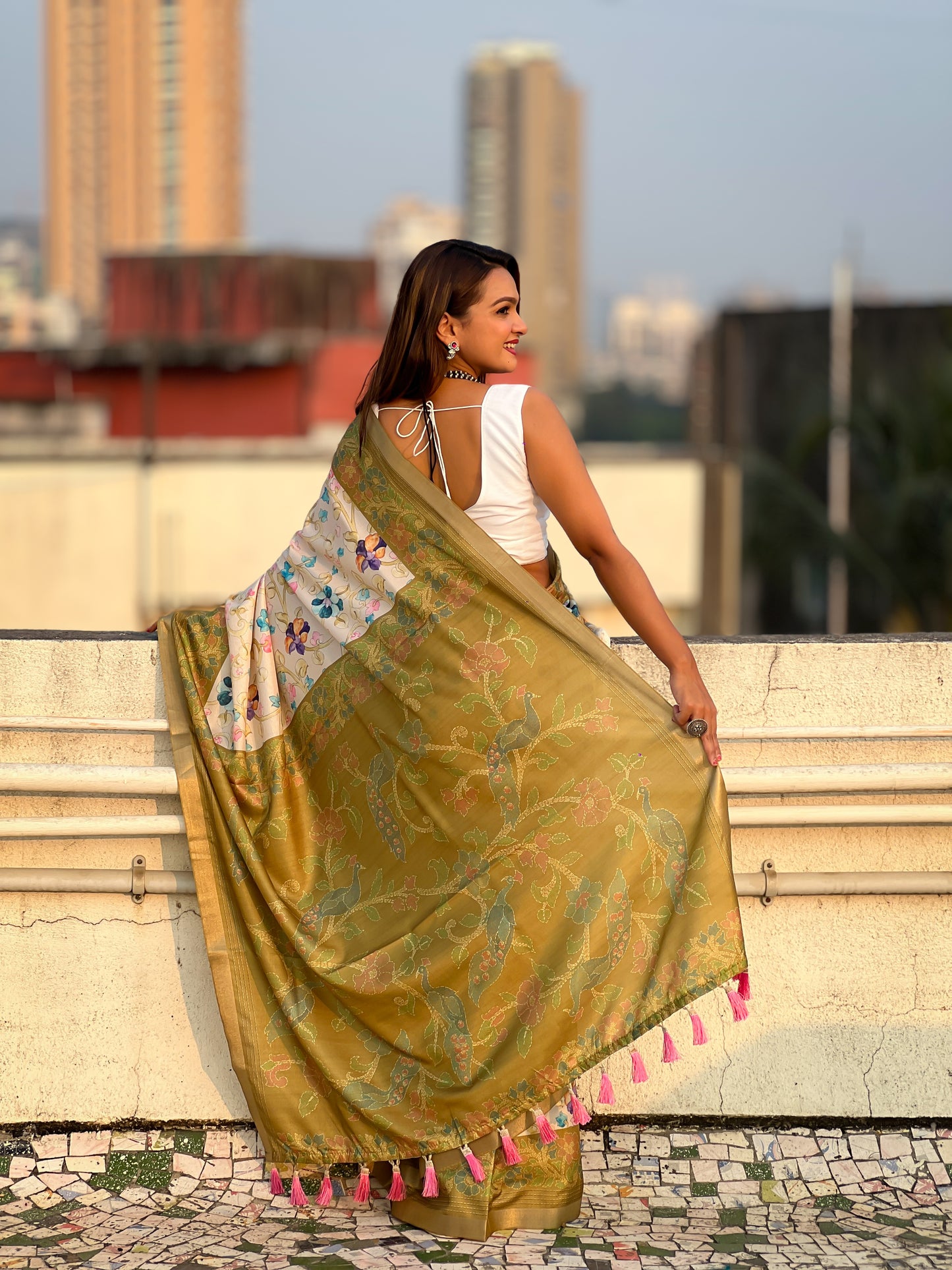 ISHITA KALAMKARI SILK SAREE