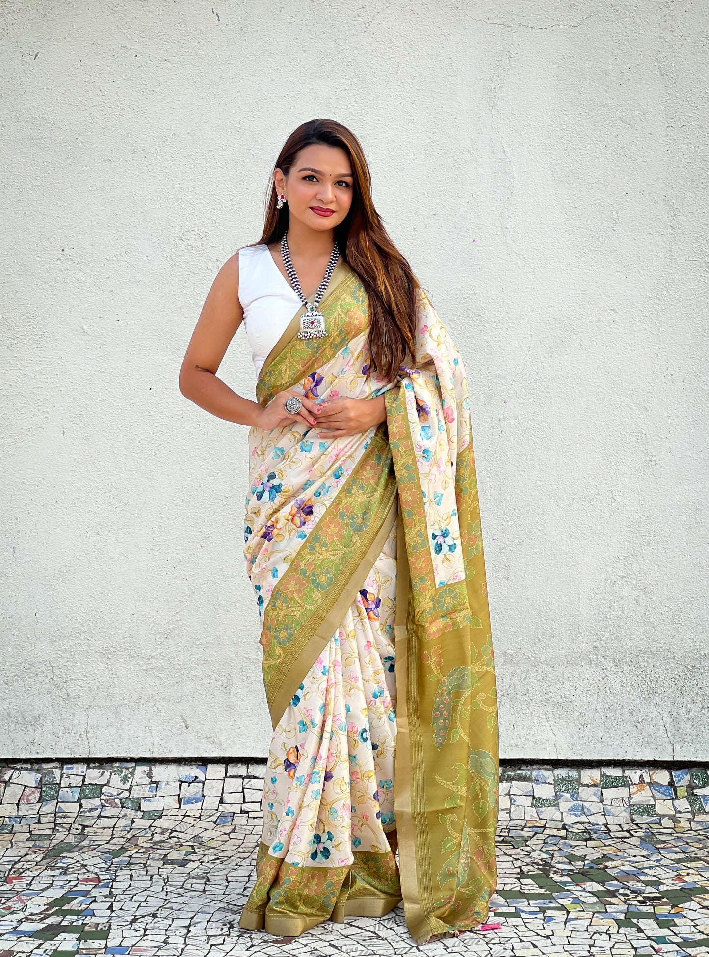ISHITA KALAMKARI SILK SAREE