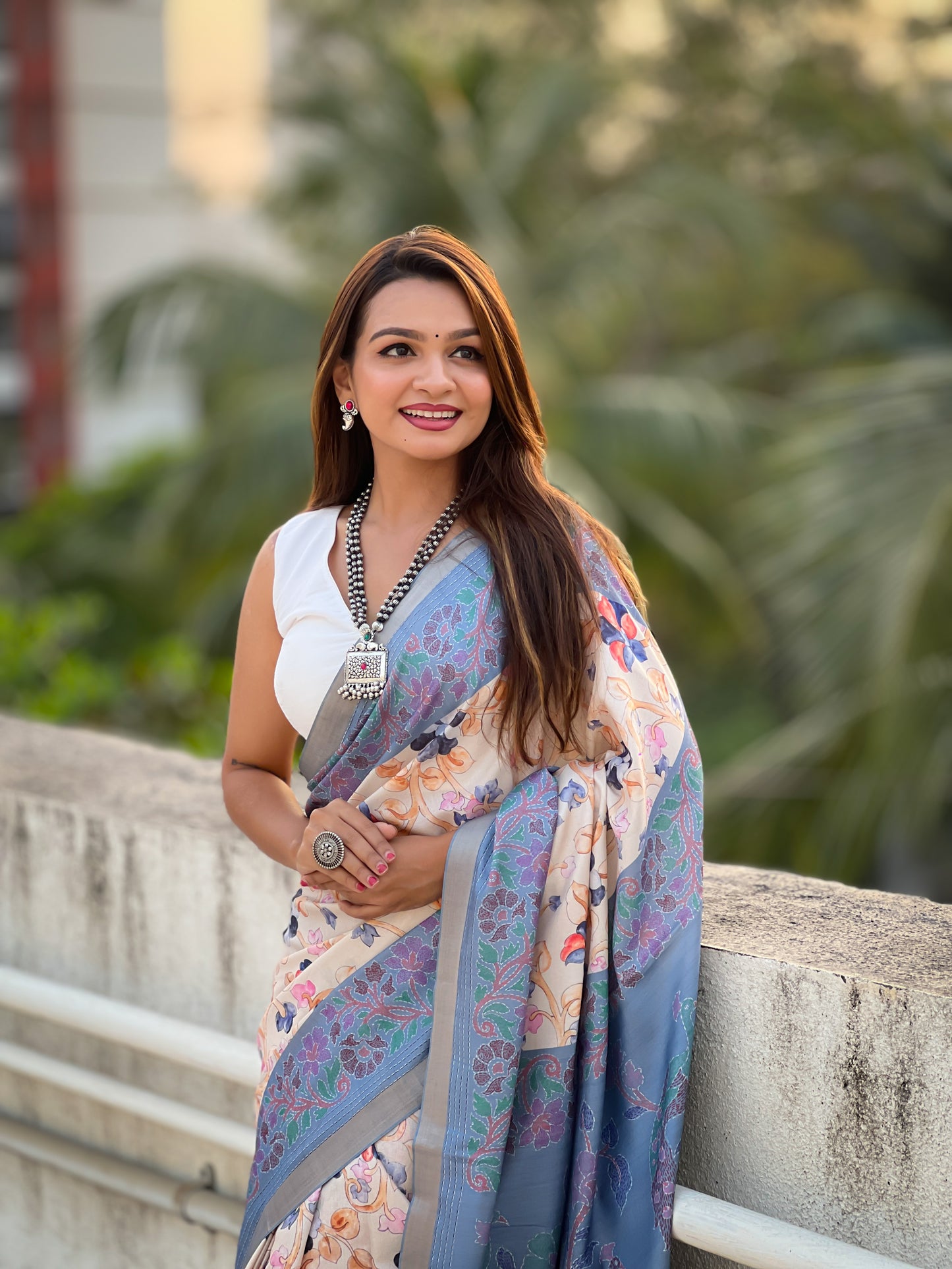 ISHITA KALAMKARI SILK SAREE