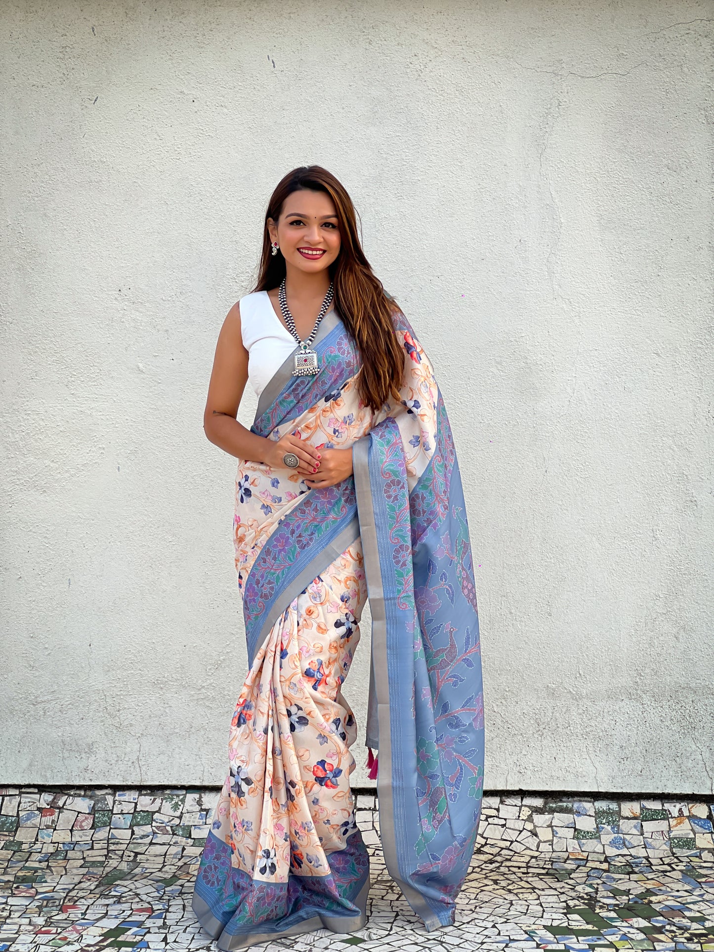 ISHITA KALAMKARI SILK SAREE