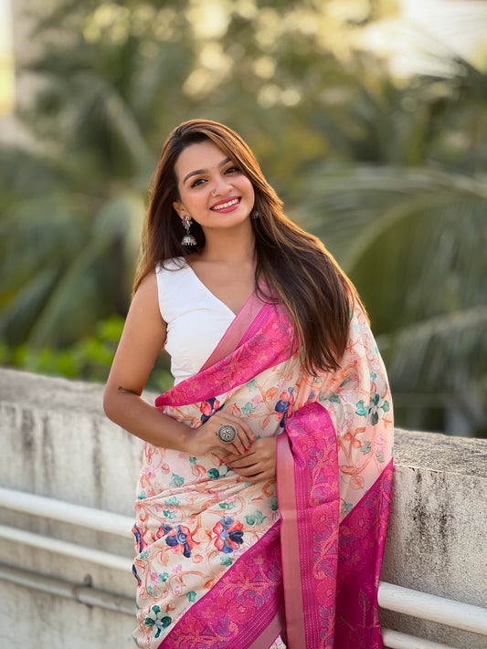 ISHITA KALAMKARI SILK SAREE